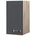 Möbelix Küchenoberschrank Shadow 30 Cm Grau/eiche Dekor 1 Drehtür
