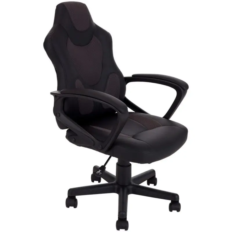 Gaming Stuhl Racer Junior Mit Armstützen, Schwarz