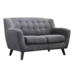 Möbelix 2-Sitzer-Sofa Monaco Dunkelgrau