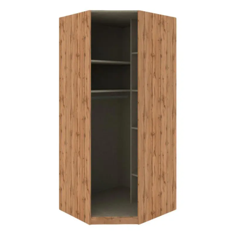Eckschrankkorpus 91cm Unit Wotan Eiche/twist Dekor