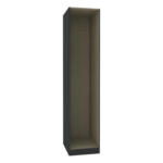 Möbelix Kleiderschrankkorpus 46 Cm Unit Anthrazit/ Twist Dekor