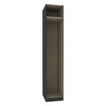 Möbelix Kleiderschrankkorpus 46cm Unit Anthrazit/ Twist Dekor