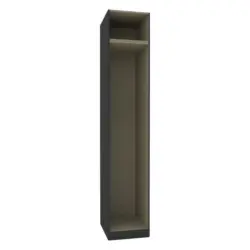 Kleiderschrankkorpus 46cm Unit Anthrazit/ Twist Dekor