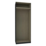 Möbelix Kleiderschrankkorpus 91cm Unit Anthrazit
