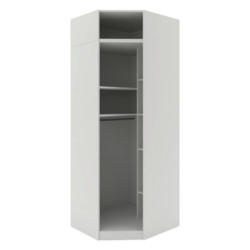 Eckschrankkorpus 91cm Unit Weiß