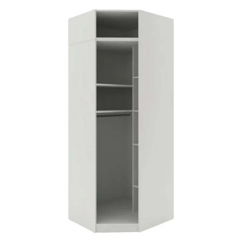 Eckschrankkorpus 91cm Unit Weiß