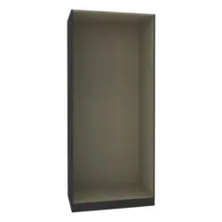 Kleiderschrankkorpus 91cm Unit Anthrazit