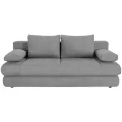 2-sitzer-sofa + Schlaffunktion Clipso Mit Bettkasten Grau