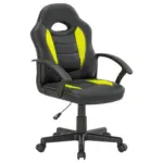 Möbelix Bürostuhl Candy Mit Armlehnen Lederlook Schwarz/grün
