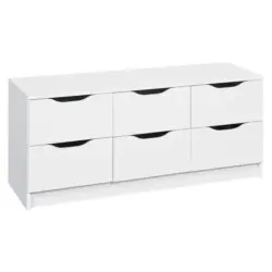 Kommode Grifflos B 120cm Westphalen, Weiß