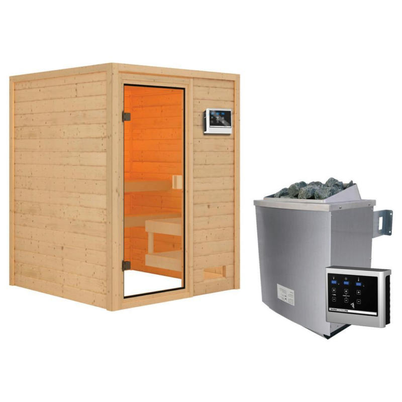 Sauna Tolouse Mit Ext. Steuerung 9-Kw-Ofen