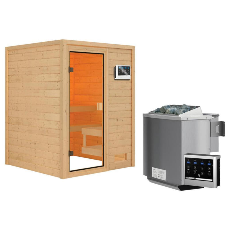 Sauna Tolouse Mit Ext. Steuerung 9-Kw-Ofen