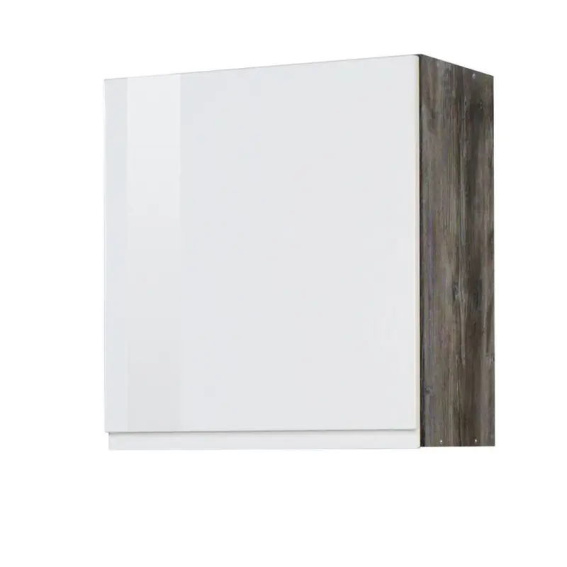 Küchenoberschrank Cardiff 50cm Weiß/vintage 1 Drehtür