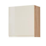 Möbelix Küchenoberschrank Cardiff 50cm Creme/Eiche Dekor 1 Drehtür