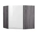 Möbelix Eckoberschrank Cardiff 60 Cm Weiß/vintage 1 Drehtür