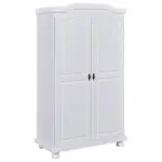 Möbelix Drehtürenschrank Massiv 104cm Hedda, Weiß