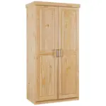 Möbelix Drehtürenschrank Massiv 95cm Leon, Kiefer