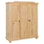 Möbelix Drehtürenschrank Massiv 150cm Bern, Kiefer
