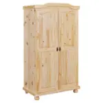 Möbelix Drehtürenschrank Massiv 104cm Genf, Kiefer