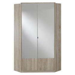 Eckschrank Mit Spiegel 95cm Imago, Eiche Dekor