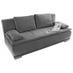 Möbelix 2-sitzer-sofa Mit Schlaffunkt. Und Bettkasten Luigi Grau