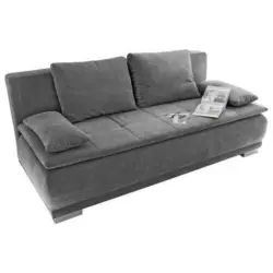 2-sitzer-sofa Mit Schlaffunkt. Und Bettkasten Luigi Grau