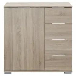 Kommode 81cm Nadja, Sägerau Eiche Dekor