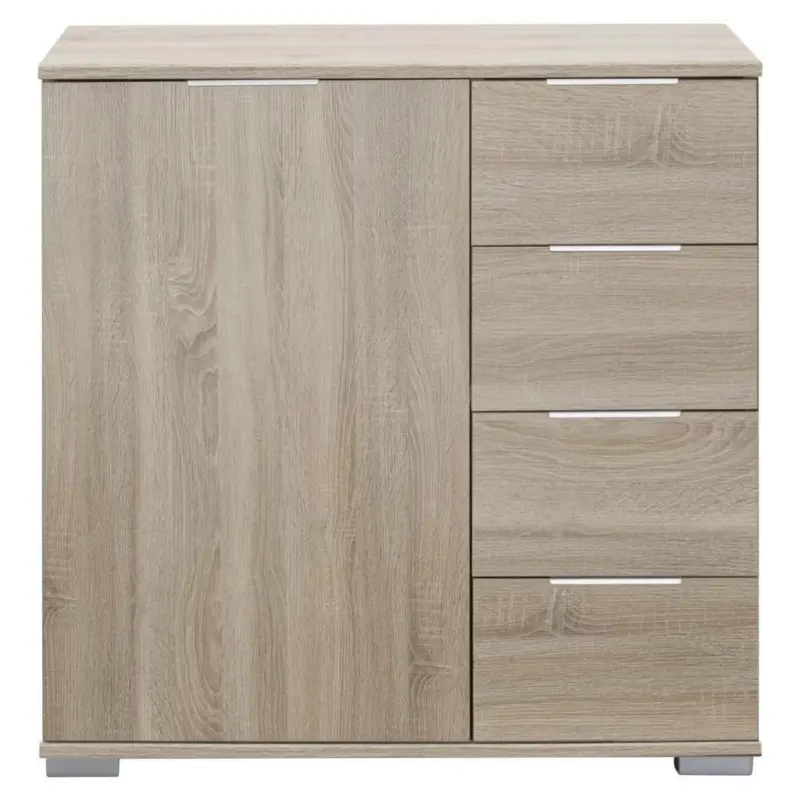 Kommode 81cm Nadja, Sägerau Eiche Dekor