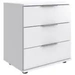 Möbelix Nachkästchen Weiß H: 58 cm Nadja
