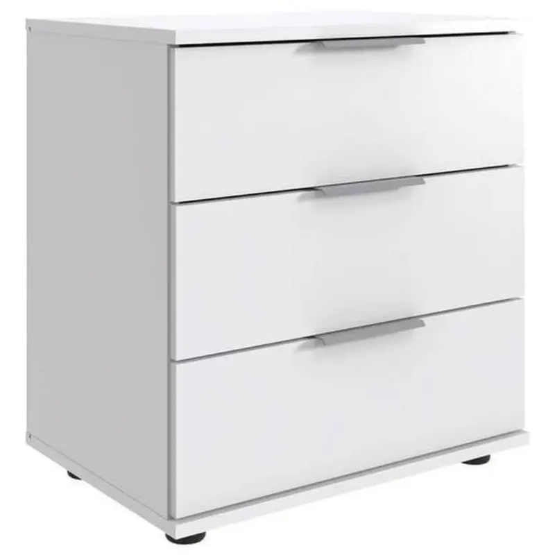 Nachkästchen Weiß H: 58 cm Nadja