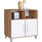 Möbelix Kommode B 98cm Box, Artisan Eiche/weiß