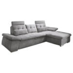 Möbelix Ecksofa mit Schlaffunktion Nalo Longchair, Webstoff