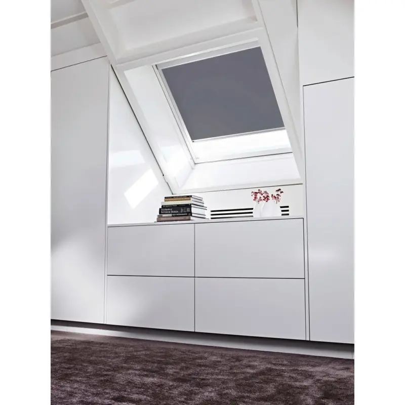 Verdunkelungsrollo Blickdicht Textil BxL 117,3x121,5 cm