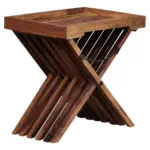 Möbelix Beistelltisch Aus Massivholz Klappbar Mumbai, Sheesham