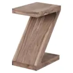 Möbelix Beistelltisch Holz Z-förmig Mumbai, Akazie
