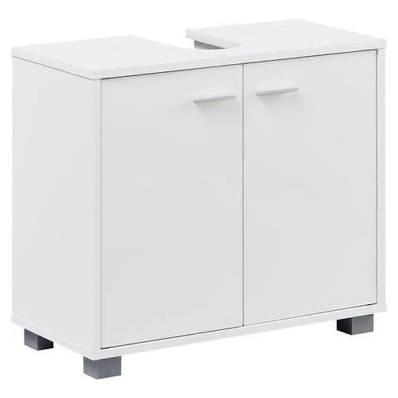 Waschbeckenunterschrank B: 60 Cm Weiß