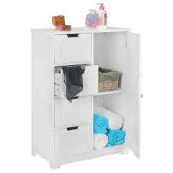 Midischrank Landhausstil Stehend B: 56 Cm Weiß