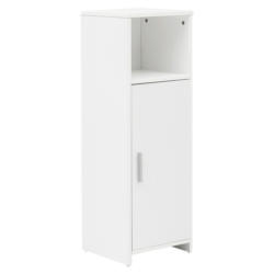 Midischrank mit Drehtür Wl5.753 B: 30 cm Weiß Dekor