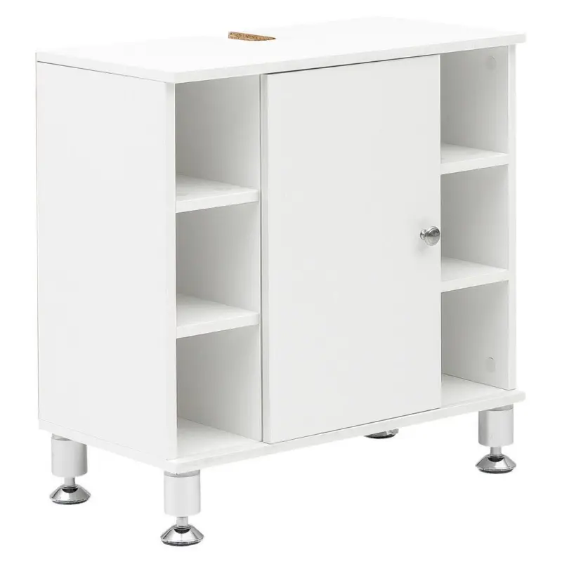 Waschbeckenunterschrank B: 60 Cm Weiß