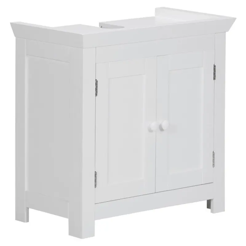 Waschbeckenunterschrank Wl1 B: 57 Cm Wei&szlig;