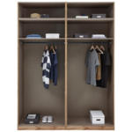 Möbelix Offener Kleiderschrank 182 cm Unit, Anthrazit