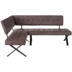 Möbelix Eckbank Braun Lederlook Vintage Donna Re 150x200 Cm