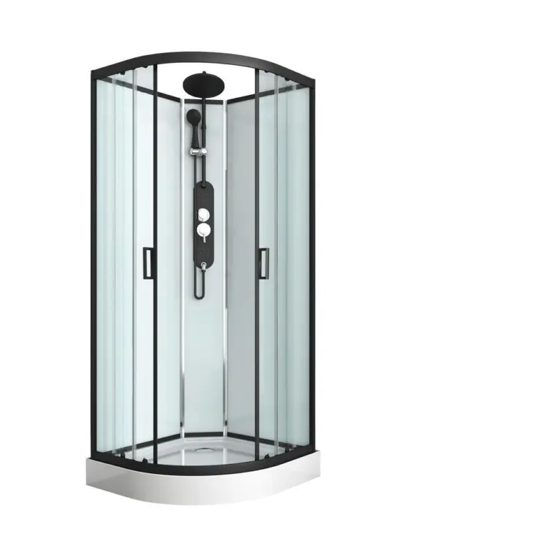 Duschkabine Epic 1 Komplett- Set Eckeinstieg Inkl. Zubehör