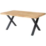 Möbelix Esstisch Chris X 180x76x100 Cm Eiche/schwarz
