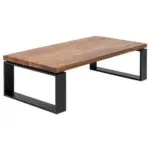 Möbelix Couchtisch Mit Holzplatte, Sheeham/schwarz