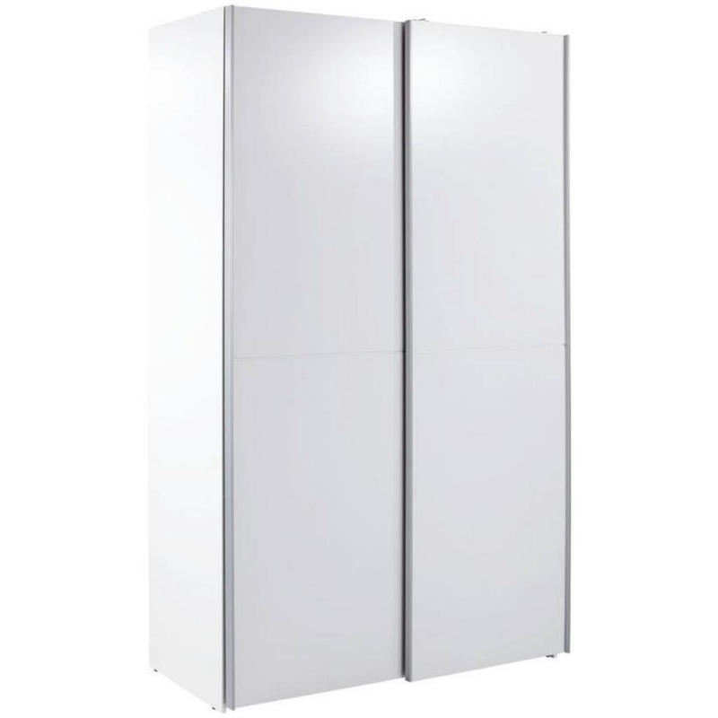 Schwebetürenschrank 125cm Fast, Weiß