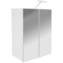 Spiegelschrank Pearl Mit Led 2-Türig BxHxT: 70x80,5x23 cm