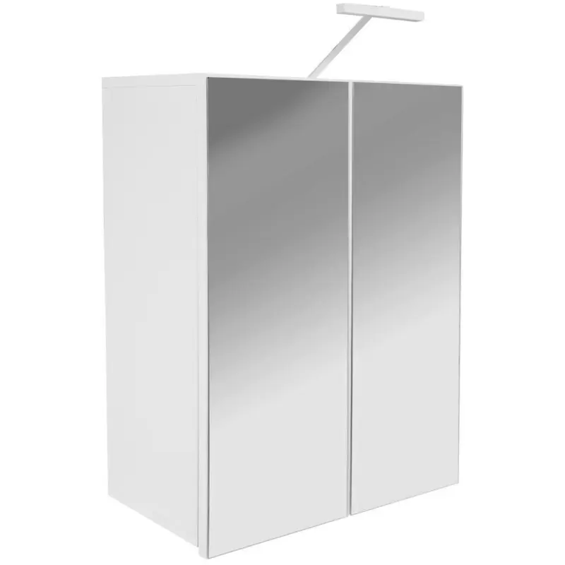 Spiegelschrank Pearl Mit Led 2-Türig BxHxT: 70x80,5x23 cm