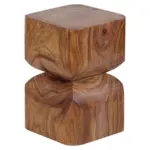 Möbelix Beistelltisch In Sanduhr-form, Sheeshamholz Massiv