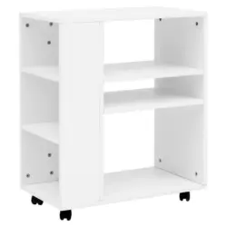 Beistellregal Auf Rollen Roller B 60cm, Weiß
